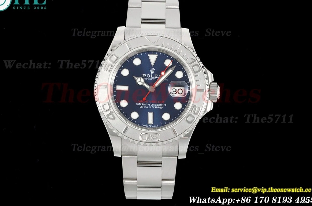 126622 40mm Blue Dot SS Yacht-Master A2836 SS GSF 0218